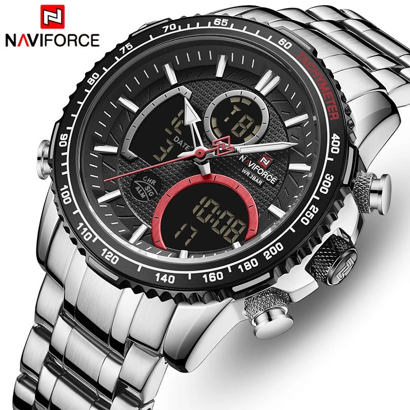 Reloj Naviforce NF9182 Hombre Acero Fase Lunar