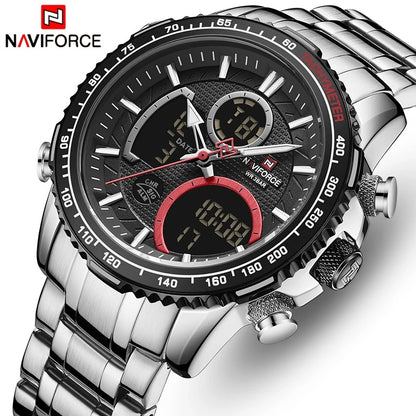 Reloj Naviforce NF9182 Hombre Acero Fase Lunar