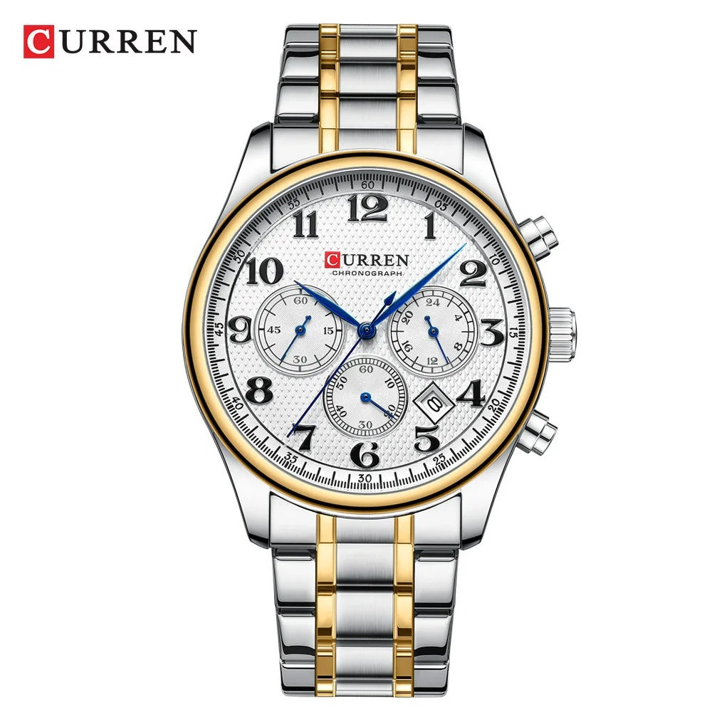 Reloj Curren 8466 Hombre Acero Ejecutivo