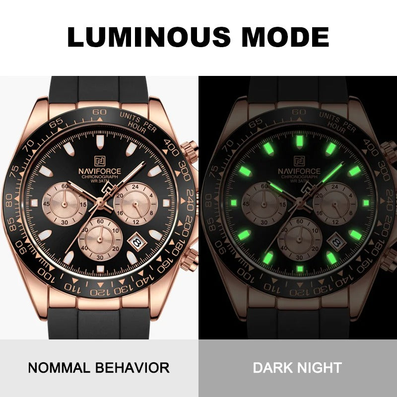 Reloj Naviforce NF8054 Hombre Silicona Cronógrafo