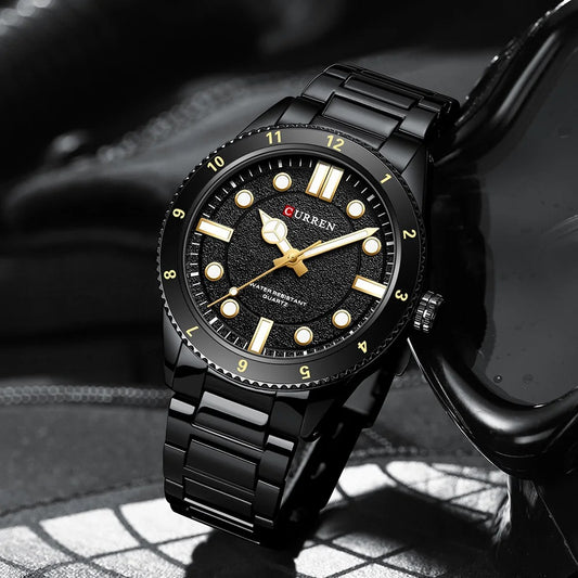 Reloj Curren 8450 Hombre Correa de Acero Verde