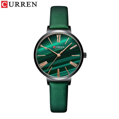 Reloj Curren 9076 Mujer Cuero Genuino