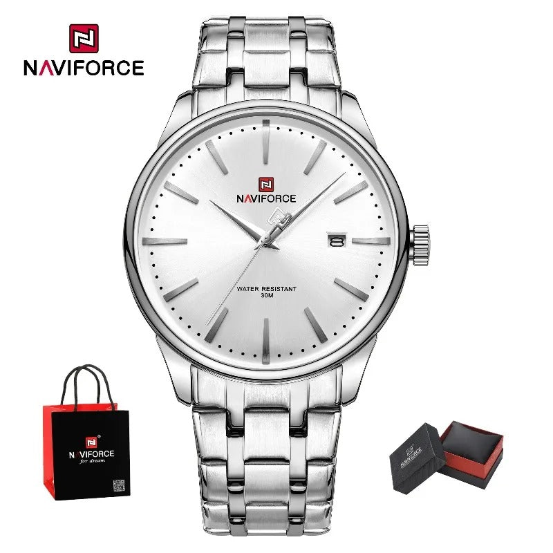 Reloj Naviforce NF9230 Hombre Acero con Caja de Regalo