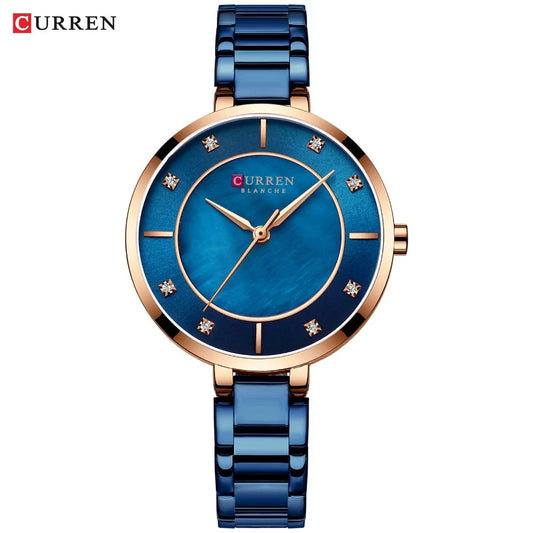 Reloj Curren 9051 Mujer Acero Clásico
