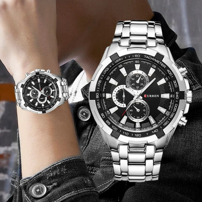 Reloj Curren 8023 Hombre Acero Militar