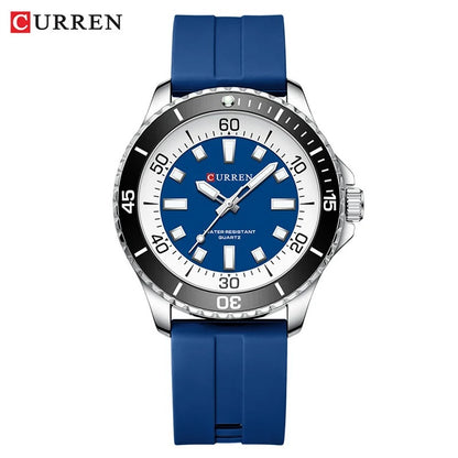 Reloj Curren 8448 Unisex Deportivo de Cuarzo con Correa de Silicona | Resistente al Agua