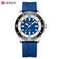 Reloj Curren 8448 Unisex Deportivo de Cuarzo con Correa de Silicona | Resistente al Agua