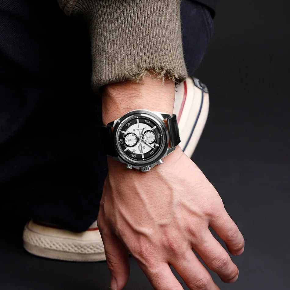Reloj Naviforce NF8075 Hombre Cuero Cronógrafo