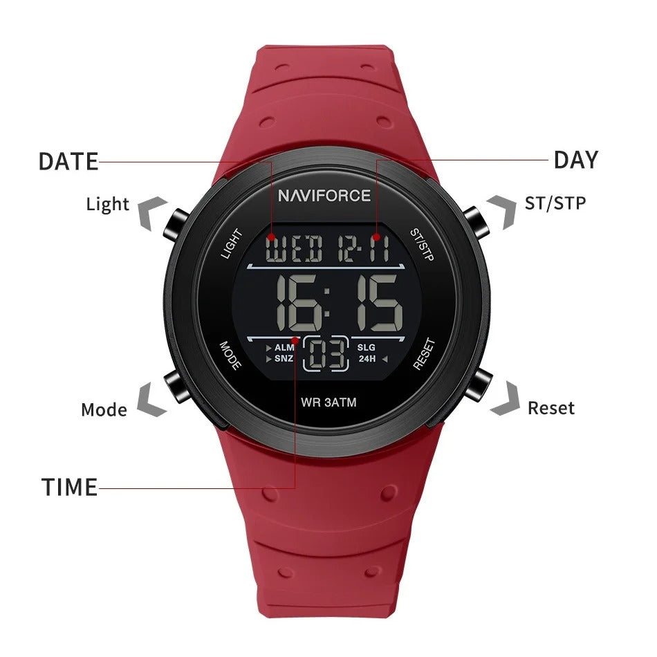 Reloj Naviforce NF9246 Hombre Digital Silicona