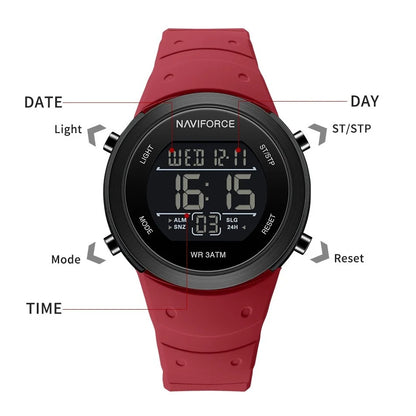 Reloj Naviforce NF9246 Hombre Digital Silicona