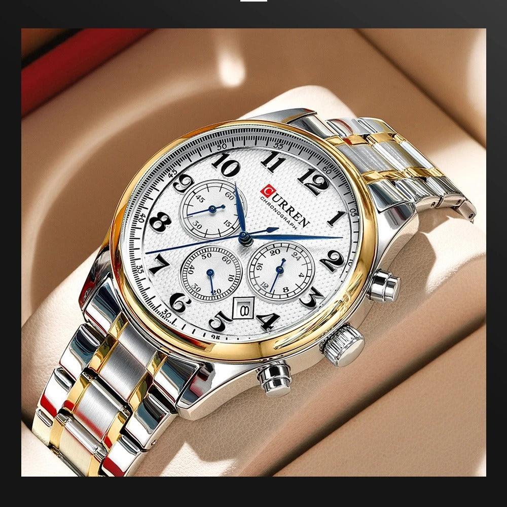 Reloj Curren 8466 Hombre Acero Ejecutivo
