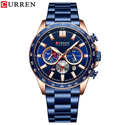 Reloj Curren 8418 Hombre Acero Cronógrafo