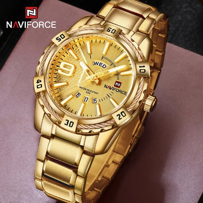 Reloj Naviforce NF9117S Hombre Acero Calendario