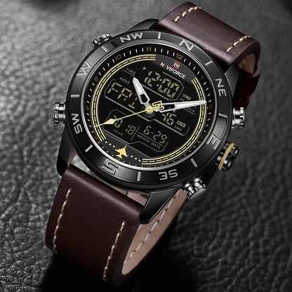 Reloj Naviforce NF9144 Hombre Cuero Doble Pantalla — vista 8 | Foucault Relojes