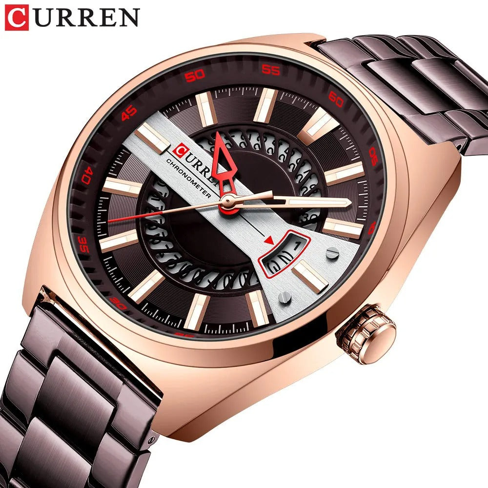 Reloj Curren 8403 Hombre Acero con Calendario