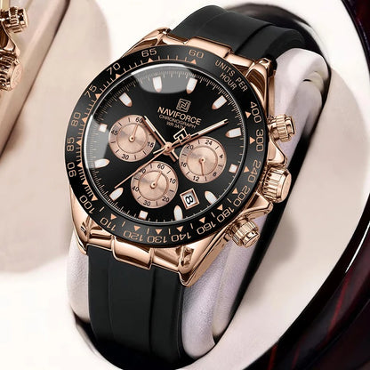 Reloj Naviforce NF8054 Hombre Silicona Cronógrafo