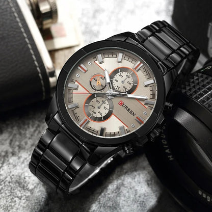 Reloj Curren 8274 Hombre Acero Tres Esferas