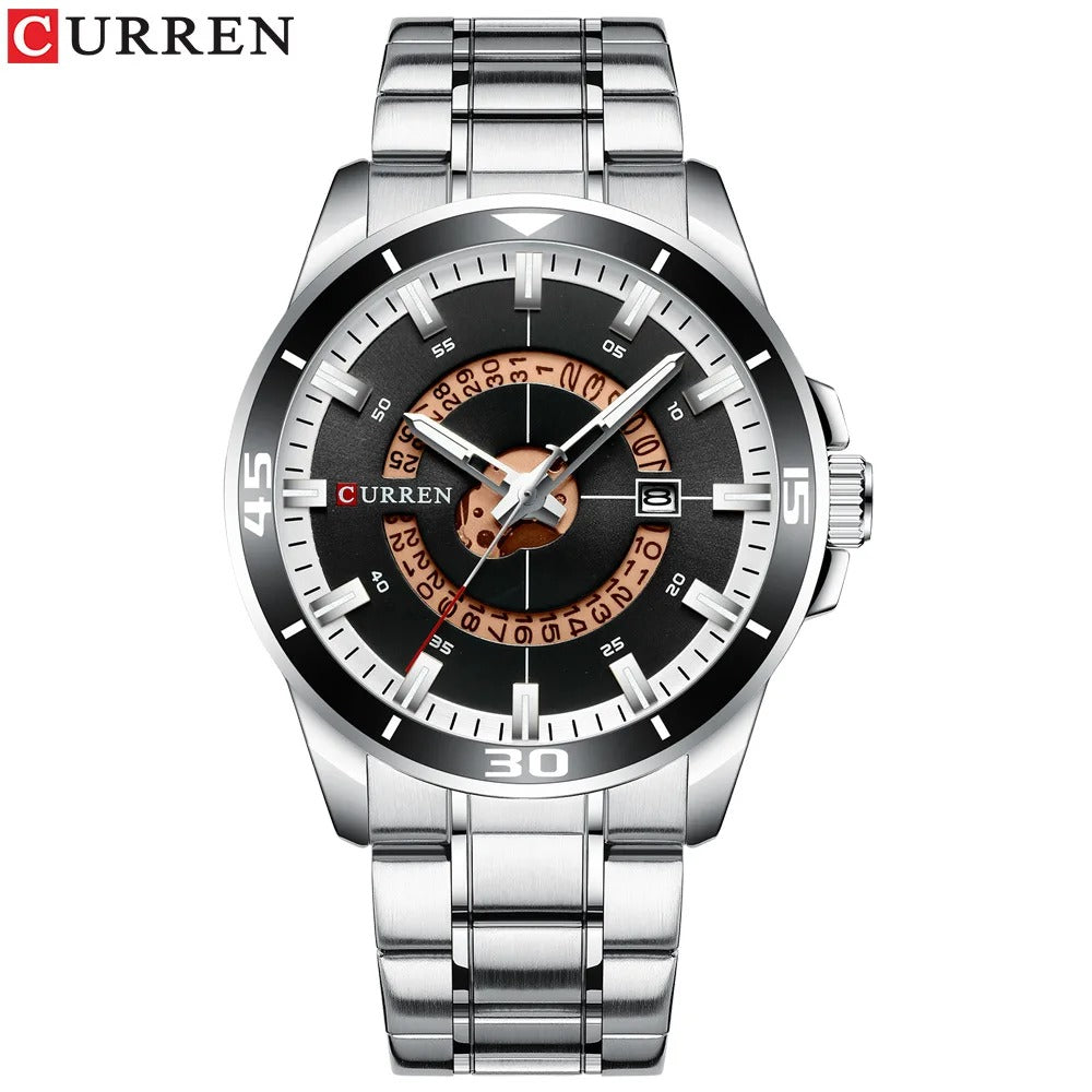 Reloj Curren 8359 Hombre Acero Esfera Grande