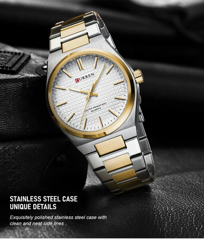 Reloj Curren 8439 Hombre Acero Minimalista