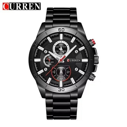 Reloj Curren 8275 Hombre Acero Tres Esferas