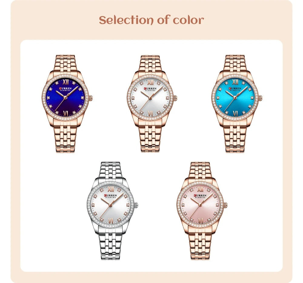 Reloj Curren Mujer Acero Minimalista