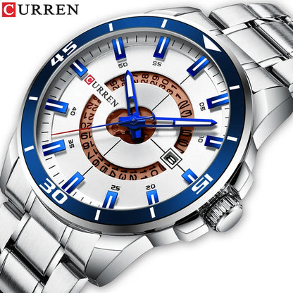 Reloj Curren 8359 Hombre Acero Esfera Grande