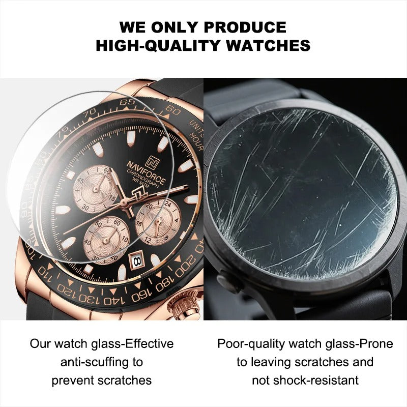 Reloj Naviforce NF8054 Hombre Silicona Cronógrafo
