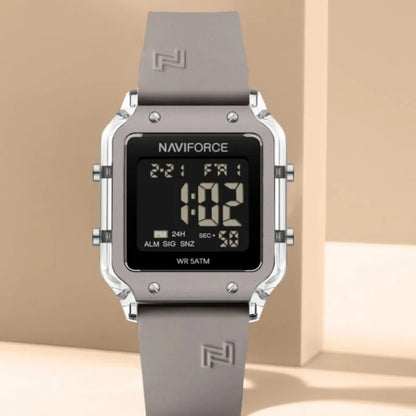 Reloj Naviforce NF6105 Mujer Digital Silicona Amarillo