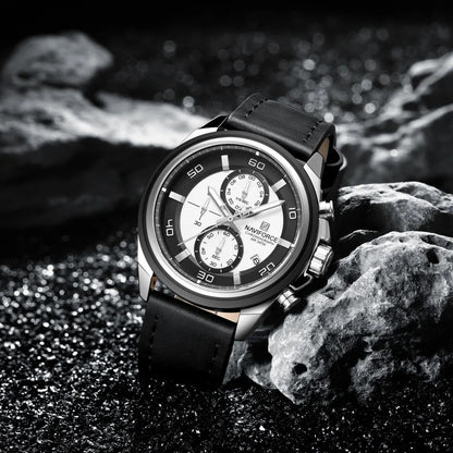 Reloj Naviforce NF8075 Hombre Cuero Cronógrafo