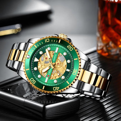 Reloj Curren 8412 Hombre Acero Esfera 3D