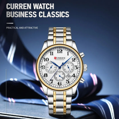 Reloj Curren 8466 Hombre Acero Ejecutivo