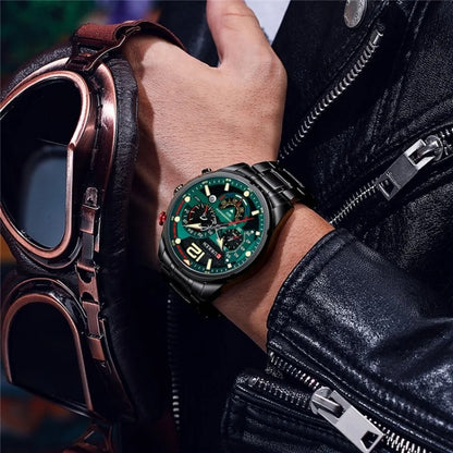 Reloj Curren 8395 Hombre Acero Cronógrafo