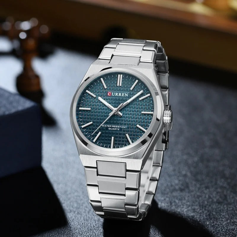 Reloj Curren 8439 Hombre Acero Minimalista