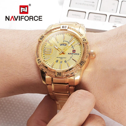 Reloj Naviforce NF9117S Hombre Acero Calendario