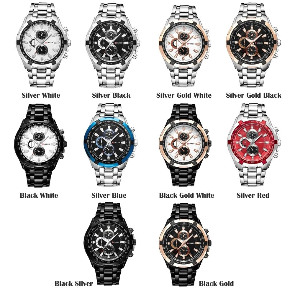 Reloj Curren 8023 Hombre Acero Militar