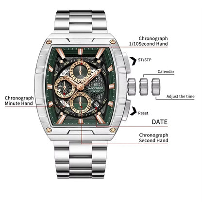 Reloj Naviforce NF8066 Hombre Acero Cronógrafo