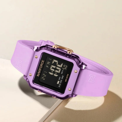 Reloj Naviforce NF6105 Mujer Digital Silicona Amarillo