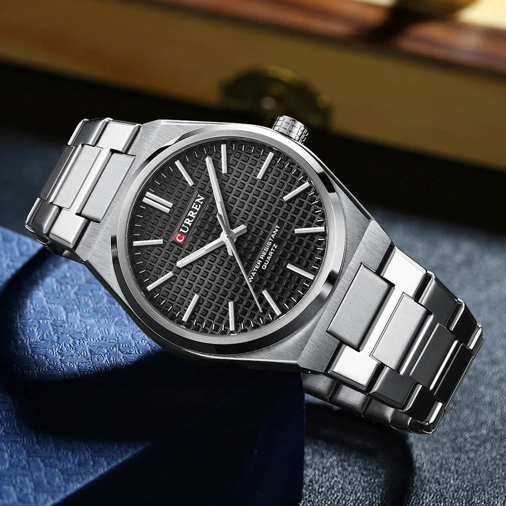Reloj Curren 8439 Hombre Acero Minimalista