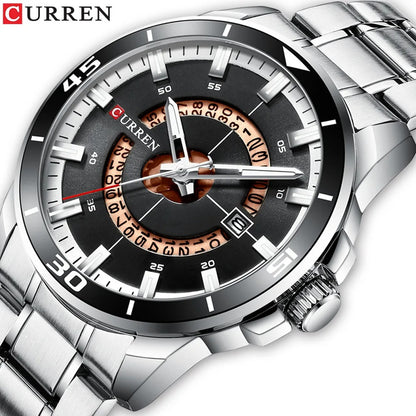 Reloj Curren 8359 Hombre Acero Esfera Grande