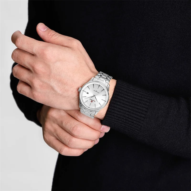 Reloj Naviforce NF9230 Hombre Acero con Caja de Regalo