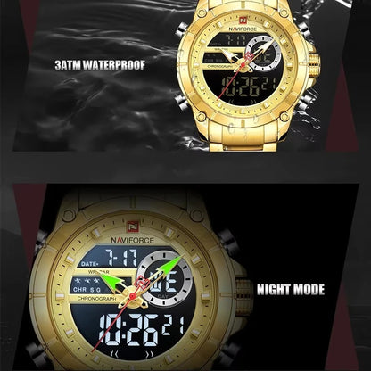 Reloj Naviforce NF9163 Hombre Acero Doble Pantalla