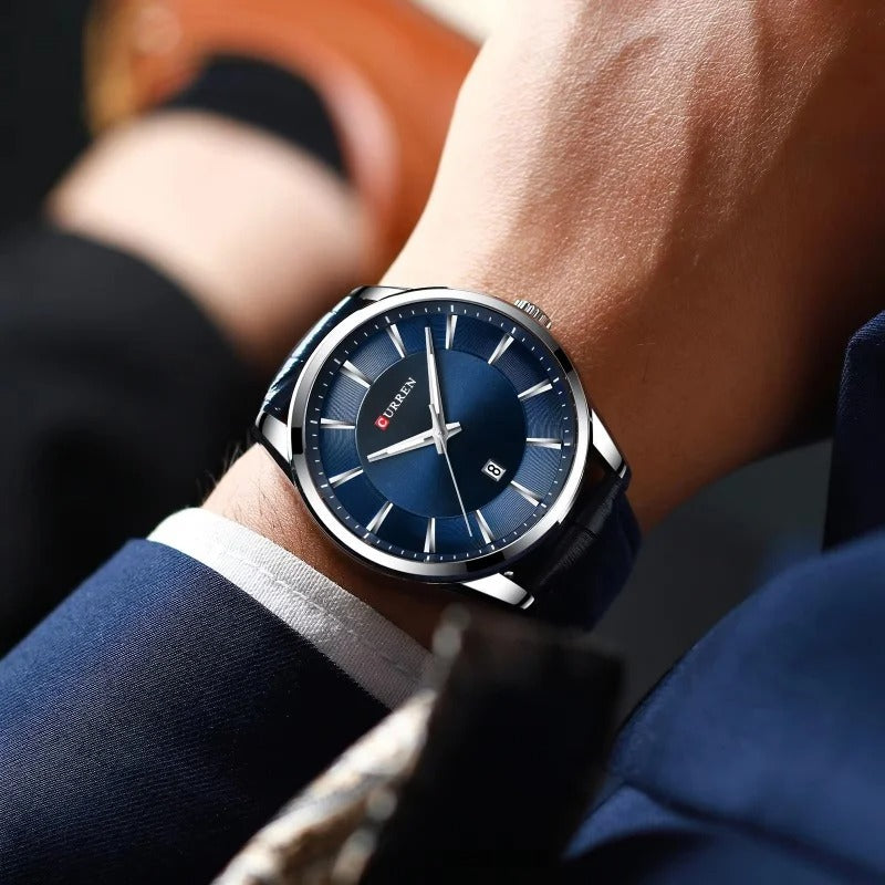 Reloj Curren 8365 Hombre Cuero Ejecutivo — vista 7 | Foucault Relojes