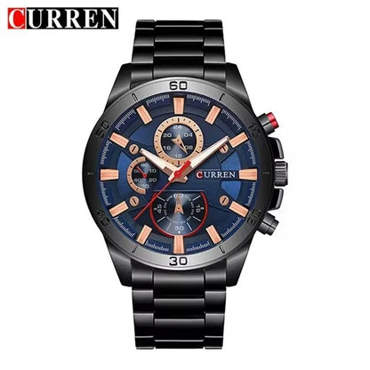 Reloj Curren 8275 Hombre Acero Tres Esferas