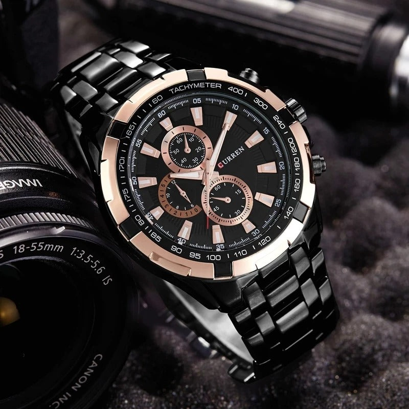 Reloj Curren 8023 Hombre Acero Militar