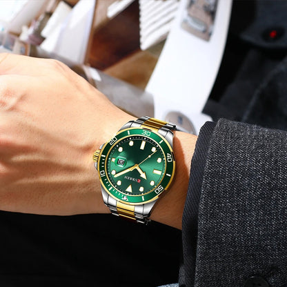 Reloj Curren 8388 Hombre Acero Fecha Automática
