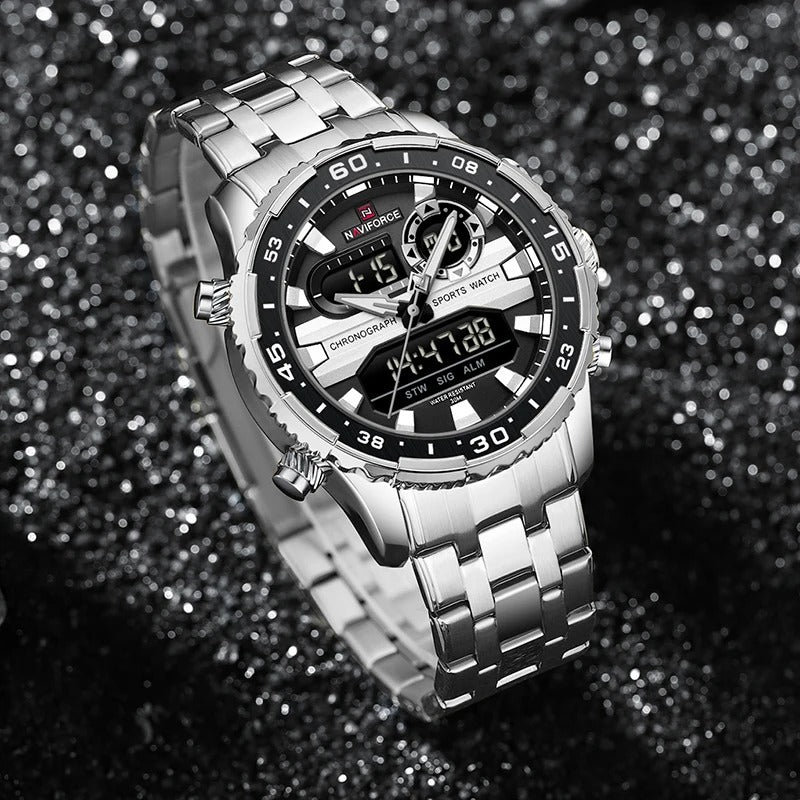 Reloj Naviforce Hombre Acero Analógico Digital