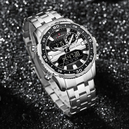 Reloj Naviforce Hombre Acero Analógico Digital
