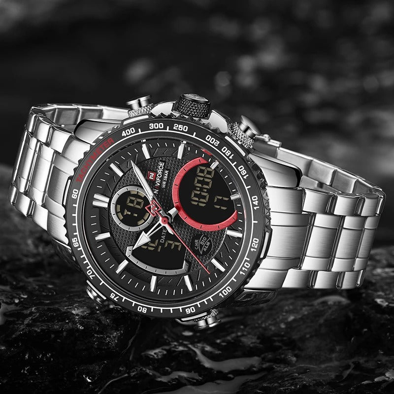 Reloj Naviforce NF9182 Hombre Acero Fase Lunar