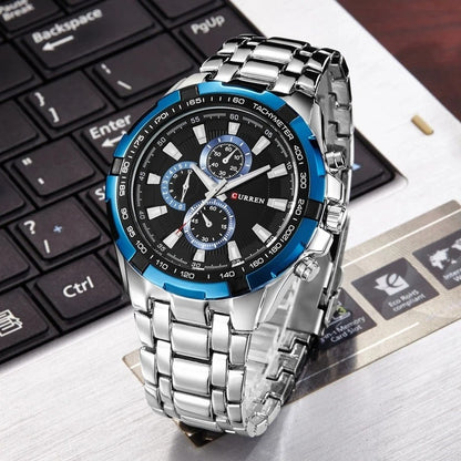 Reloj Curren 8023 Hombre Acero Militar