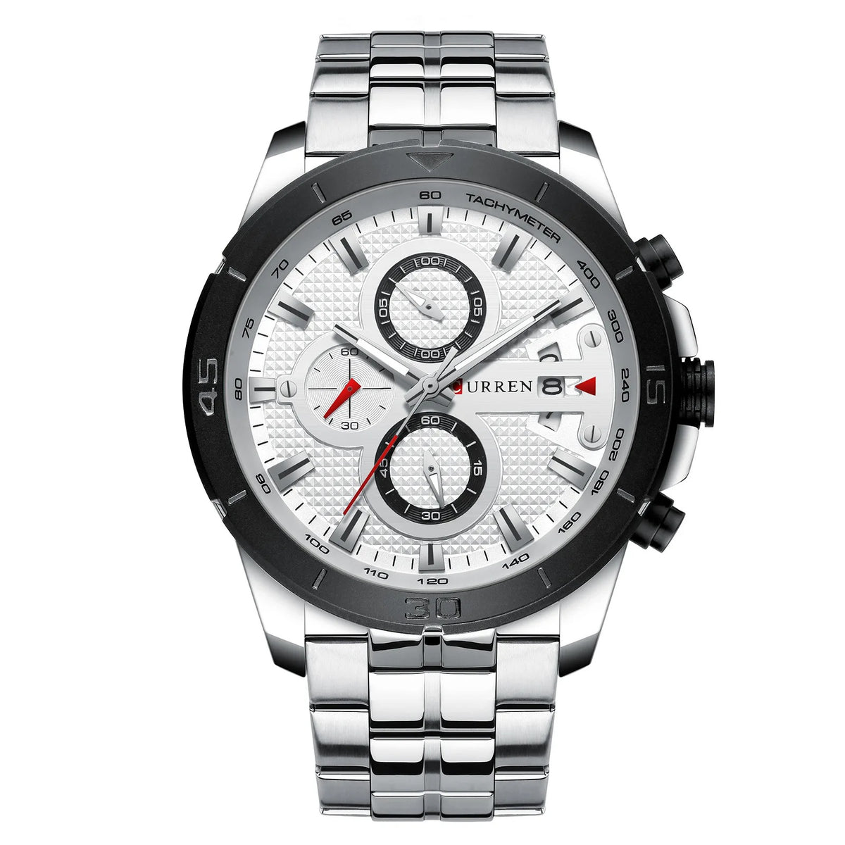Reloj Curren 8337 Hombre Acero Multifunción
